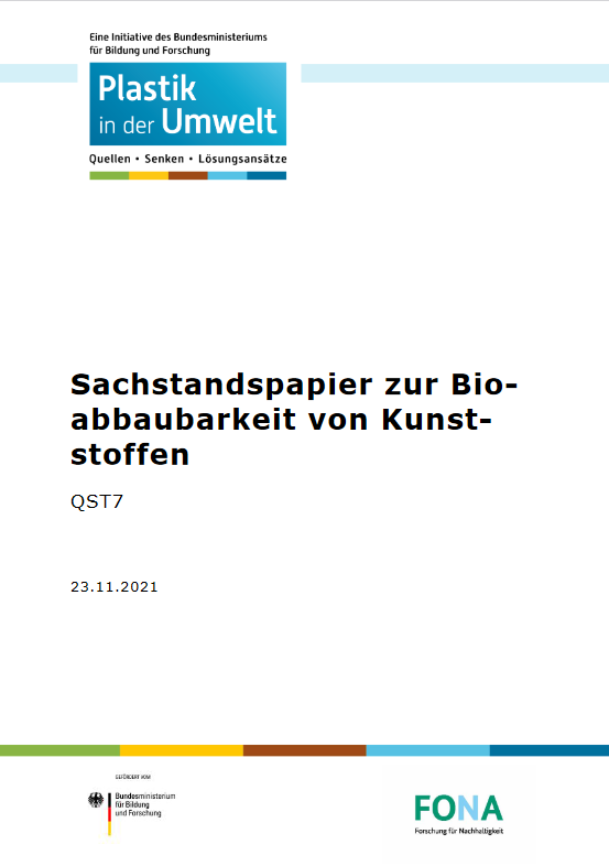 Titelblatt Sachstandspapier